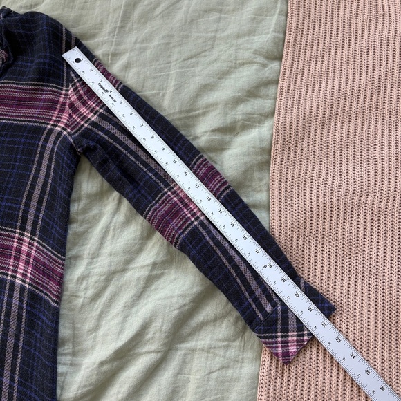 Anthropologie Cloth & Stone Versify Tunic Dress Womens Size Small Black Tie Neck - Picture 12 of 12